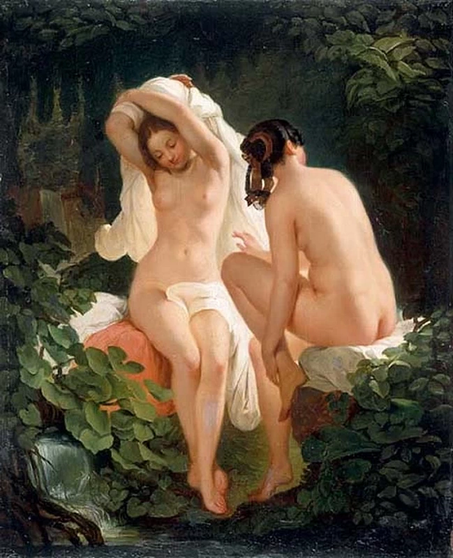 Ragazze che fanno il bagno - Alte Nationalgalerie, Berlino